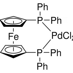 [1.1-雙(二苯基膦)二茂鐵]氯化鈀二氯甲烷加合物 Bis(diphenylphosphino)ferrocene]dichloropallad ium(II) dichloromethane complex