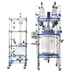 200L玻璃反應釜+尾氣吸收裝置