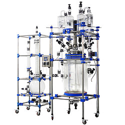 200L玻璃反應釜+尾氣吸收裝置