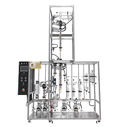玻璃連續(xù)精餾裝置