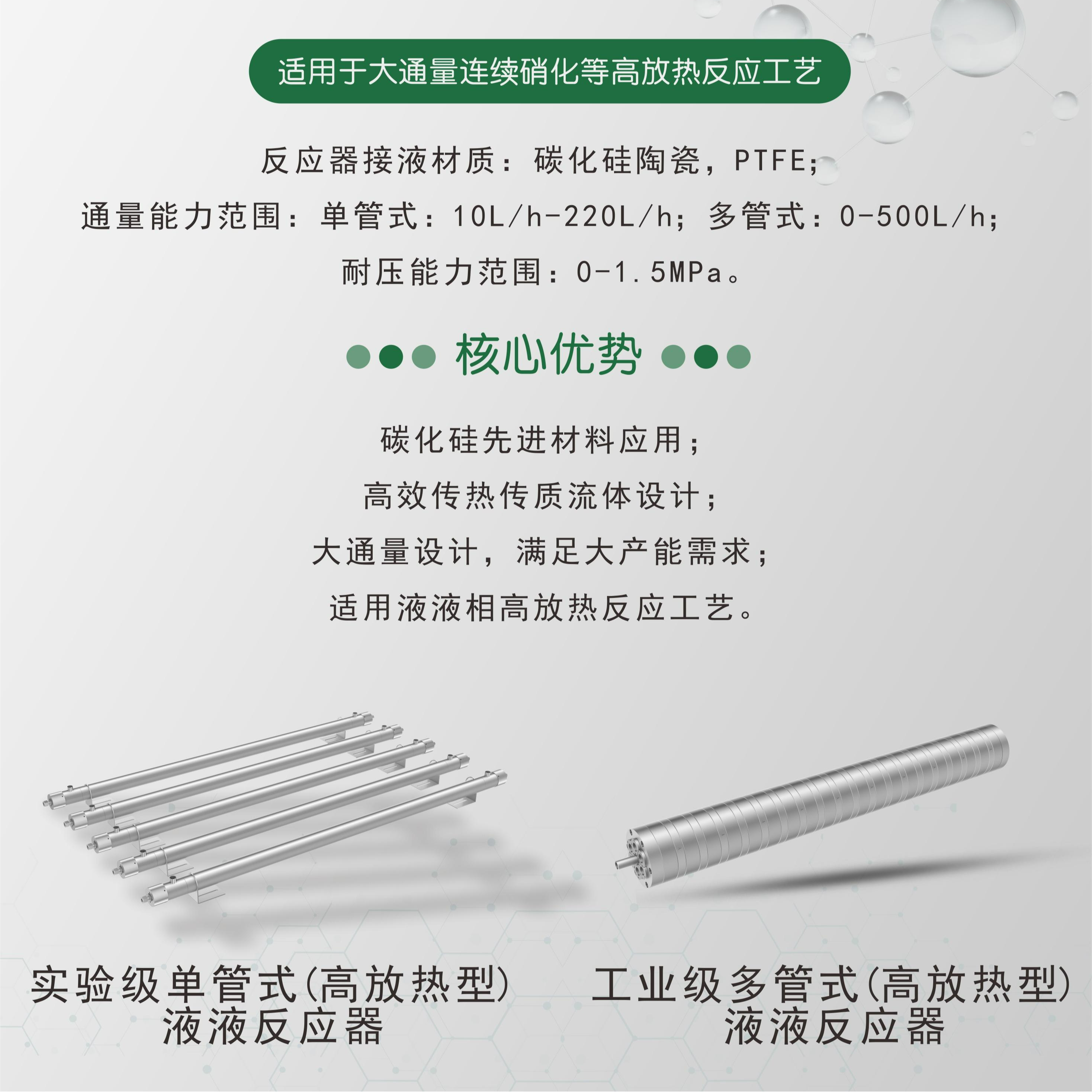 碳化硅液液管式反应器