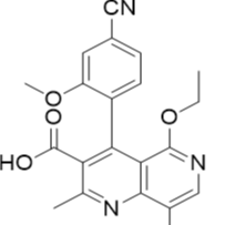 非奈利酮杂质9：4-（4-氰基-2-甲氧基苯基）-5-乙氧基-2,8-二甲基-1,6-萘啶-3-羧酸