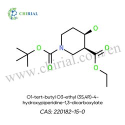 (3S,4R)-1-BOC-4-羥基哌啶-3-甲酸乙酯