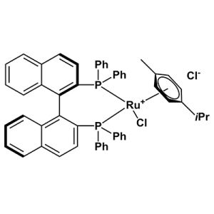 氯代[(R)-(+)-2,2-二(二苯基膦)-1,1-聯(lián)萘](P-傘花素)氯化釕(II)