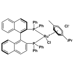 氯代[(R)-(+)-2,2-二(二苯基膦)-1,1-聯(lián)萘](P-傘花素)氯化釕(II)