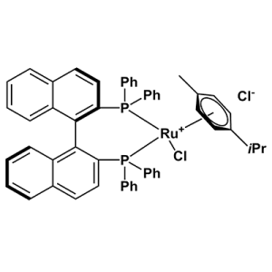 氯代[(R)-(+)-2,2-二(二苯基膦)-1,1-联萘](P-伞花素)氯化钌(II)