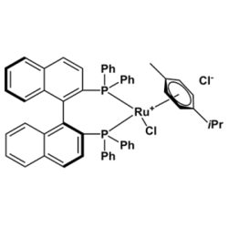 氯代[(S)-(-)-2,2'-二(二苯基膦)-1,1'-聯(lián)萘](P-傘花素)氯化釕(II)