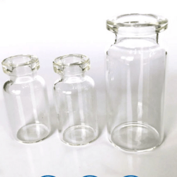 CLEAR TUBULAR INJECTION VIAL MADE OF LOW BOROSILICATE GLASS