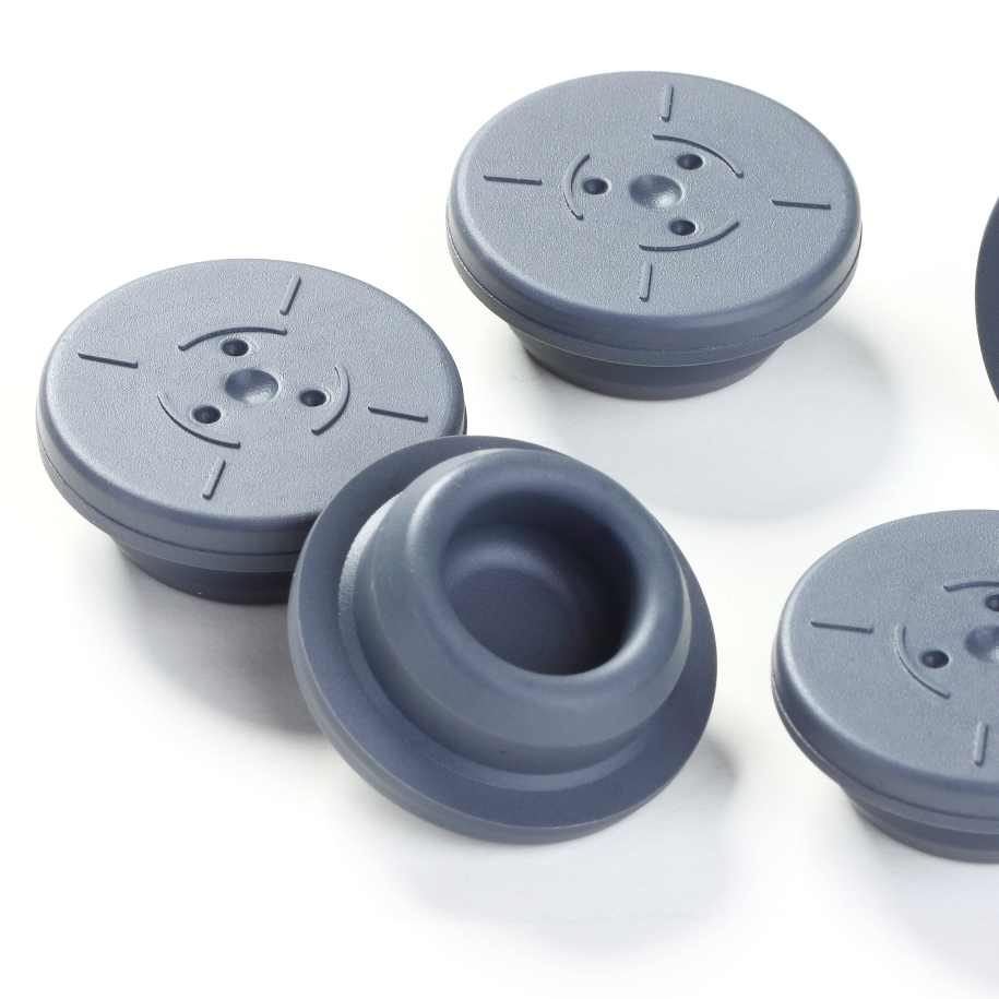 Butyl rubber stopper for infusion