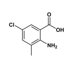 2-氨基-5-氯-3-甲基苯甲酸