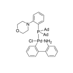 {N-[2-(二-1-金剛烷)膦苯基]嗎啉}(2'-氨基-1,1'-聯(lián)苯-2-基)氯化鈀(II)