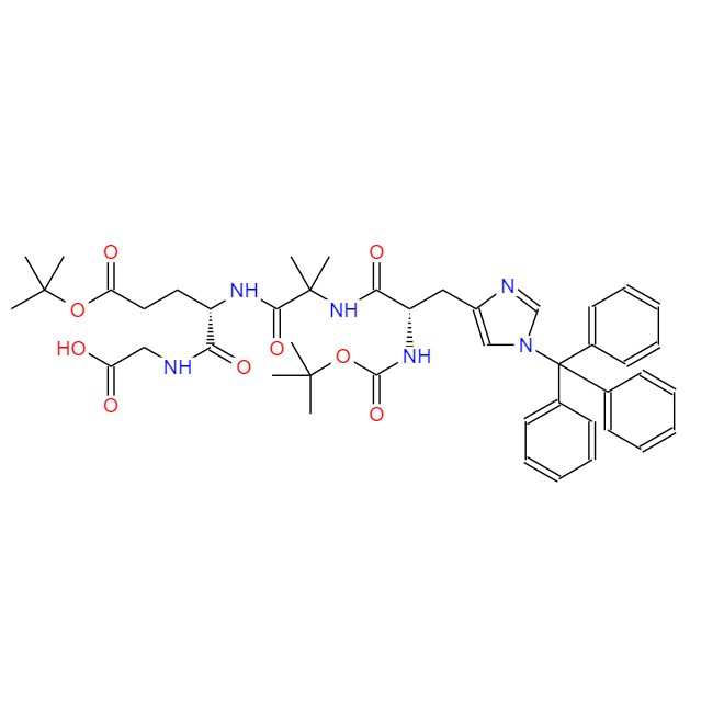 Boc-L-His(Trt)-Aib-L-Glu(OtBu)-Gly-OH