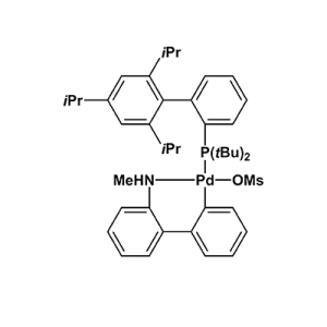 甲烷磺酸(2-二叔丁基膦-2',4',6'-三异丙基-1,1'-联苯基)(2'-甲氨基-1,1'-联苯-2-基)钯(II)