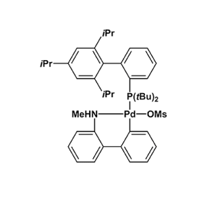 甲烷磺酸(2-二叔丁基膦-2',4',6'-三异丙基-1,1'-联苯基)(2'-甲氨基-1,1'-联苯-2-基)钯(II)