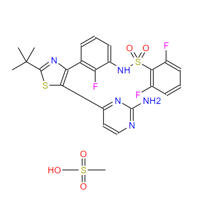 Dabrafenib Mesylate 达帕菲尼甲磺酸盐 CAS:1195768-06-9