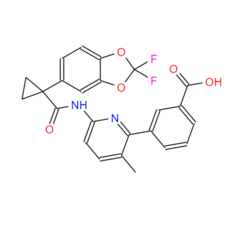 Lumacaftor (VX-809)  魯馬卡托 CAS：936727-05-8