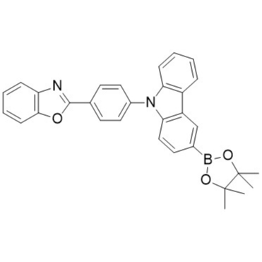 2-(4-(3-(4,4,5,5-tetramethyl-1,3,2-dioxaborolan-2-yl)-9H-carbazol-9-yl)phenyl)benzo[d]oxazole