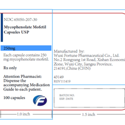 吗替麦考酚酯胶囊 250mg Mycophenolate Mofetil capsules 250mg