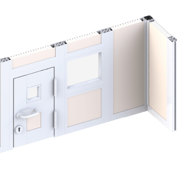 MAX-CR-E 可拆立柱式隔墙系统 Detachable stud Partition Wall System