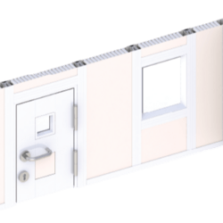 MAX-CR-F 双面对夹可拆式隔墙系统 Detachable studless Partition Wall System