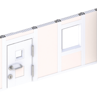 MAX-CR-F 双面对夹可拆式隔墙系统 Detachable studless Partition Wall System