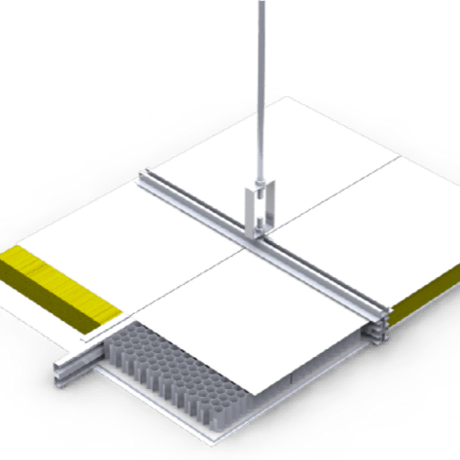 MAX-CC-A 中置铝吊梁暗藏龙骨吊顶系统 Hidden Beam Hanging Ceiling System