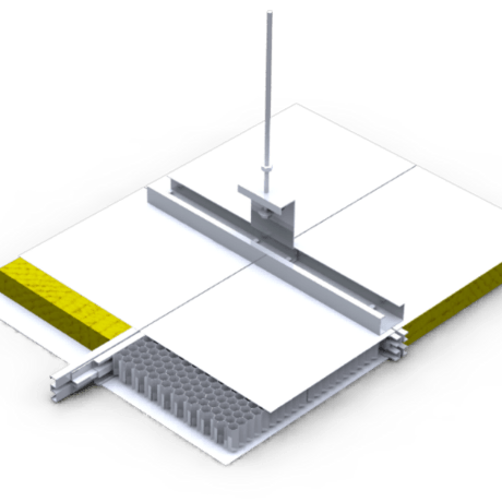 MAX-CC-A 中置铝吊梁暗藏龙骨吊顶系统 Hidden Beam Hanging Ceiling System