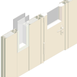 MAX-CR-A 中置铝夹芯板隔墙系统 Sandwich Partition Wall System