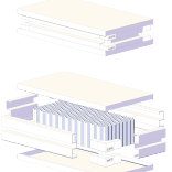 MAX-CR-A 中置铝夹芯板隔墙系统 Sandwich Partition Wall System