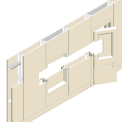 MAX-CR-B 中空弹片墙系列 Hollow Partition Wall System