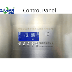 Air Shower with HEPA Filter Electric Interlock Shower Air for Cleanroom Project