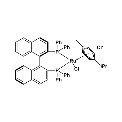 氯[（R)-(+)-2,2'-雙（二苯基膦）-1,1' - 聯(lián)萘]（傘花烴）氯化釕（II）