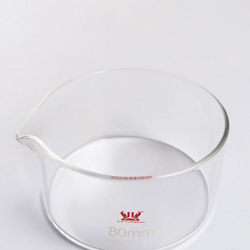 玻璃结晶皿具嘴80/100/150/200mm化工化学实验室玻璃器皿