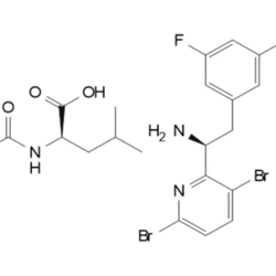 (S)-1-(3,6-二溴吡啶-2-基)-2-(3,5-二氟苯基)乙-1-胺乙酰-D-亮氨酸盐