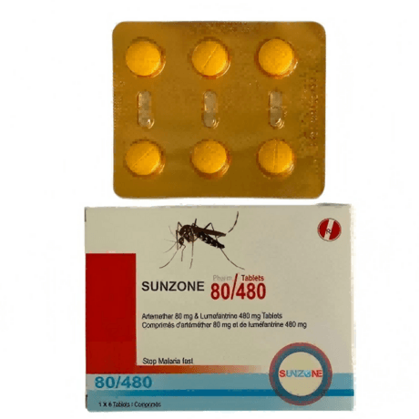 Artemether 80 mg & Lumefantrine 480 mg Tablets