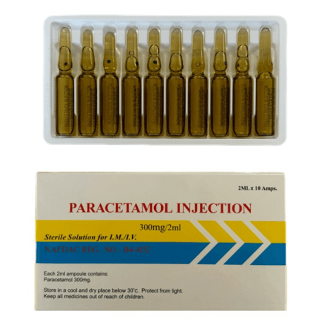 Paracetamol injection 300mg/2ml