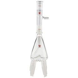 玻璃真空接收器具小咀化学实验室仪器磨口24#蒸馏接收器