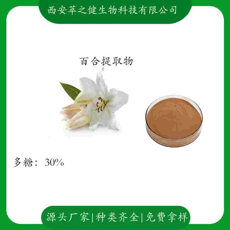 百合提取物   多糖30%