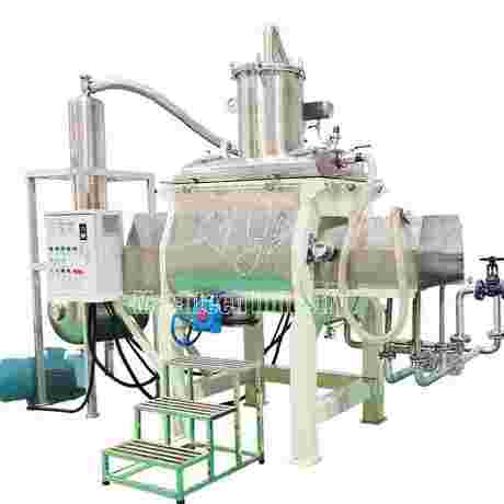 Hollow screw vacuum dryer