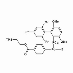 [2-(二环己基膦)-3,6-二甲氧基-2′,4′,6′-三异丙基-1,1′-联苯](4-((2-(三甲基硅基)乙氧基)羰基)苯基-1-基)溴化钯