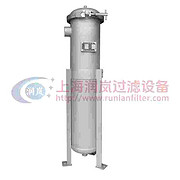 润岚过滤 袋式过滤器 体积小处理量大 制药饮料涂料过滤机