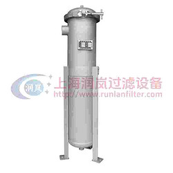 润岚过滤 袋式过滤器 体积小处理量大 制药饮料涂料过滤机