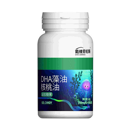 DHA藻油核桃油凝胶糖果