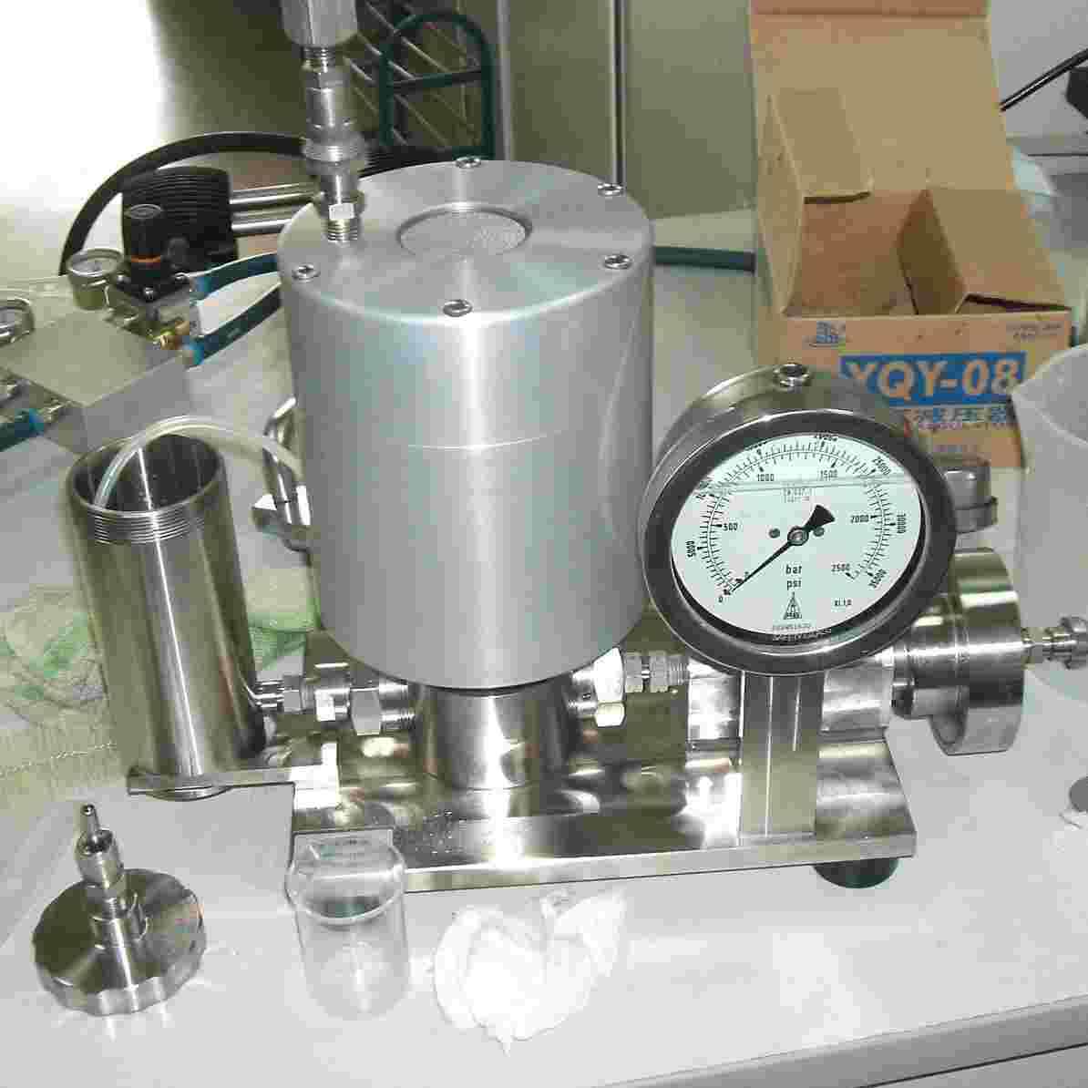 3000PSI5升高压均质机，无油纳米细胞破碎仪