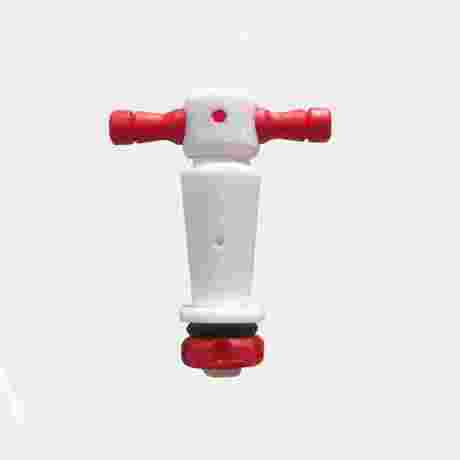 T型四氟节门塞孔径2/4化学实验室教学玻璃仪器配件耗材