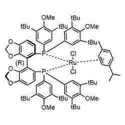 Chloro{(R)-(-)-5,5'-bis[di(3,5-di-t-butyl-4-methoxyphenyl)phosphino]-4,4'-bi-1,3-benzodioxole}(p-cymene)ruthenium(II)chloride