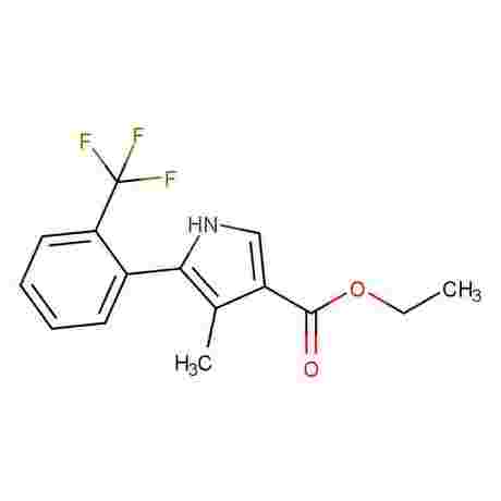 4-甲基-5-{2-(三氟甲基)苯基}1H-吡咯-3-羧酸乙酯