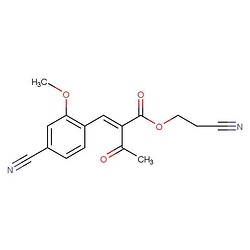 2-氰基乙基-2-(4-氰基-2-甲氧基亚苄基)-3-氧代丁酸
