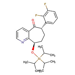(6S,9R)-6-(2,3-二氟苯基)-6,7,8,9-四氫-9-[[三(1-甲基乙基)甲硅烷基]氧基]-5H-環(huán)庚并[b]吡啶-5-酮
