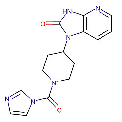 1,3-二氫-1-[1-(1H-咪唑-1-基羰基)-4-哌啶基]-2H-咪唑并[4,5-b]吡啶-2-酮